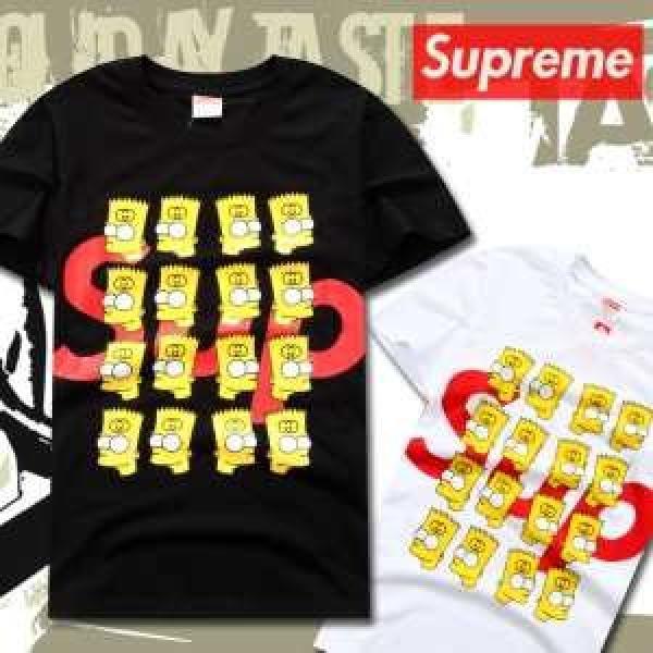 お買得 2025春夏 SUPREME シュプリーム 半袖Tシャツ 2色可選 男女兼用