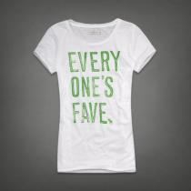 夏を涼しくするアバクロンビー&フィッチ カッコよく着るN級品女性半袖Tシャツ