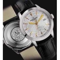 首胸ロゴ 2026 JAEGER-LECOULTRE ジャガールクルト サファイヤクリスタル風防 透かし彫りムーブメント 男女兼用腕時計 9色可選.193.