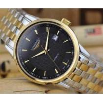抜群の雰囲気が作れる! 2026 LONGINES ロンジン サファイヤクリスタル風防 機械式（自動巻き）ムーブメント 男性用腕時計 3色可選.409.