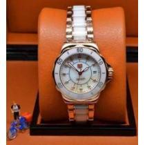 完売品！ 2026 TAG HEUER タグホイヤー  スイスムーブメント セラミック ステンレス 女性用腕時計 4色可選.208.