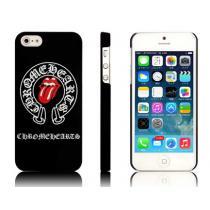 クロムハーツ コピー 激安 iPhone5/5s ケースホースシュー&times;ローリングストーンズロゴ