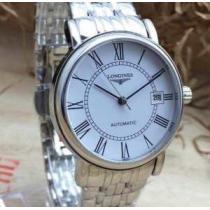 首胸ロゴ  2026 LONGINES ロンジン サファイヤクリスタル風防 機械式（自動巻き）ムーブメント 男性用腕時計 2色可選.409.