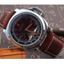 大特価 2026 PANERAI パネライ Tourbillon トゥールビヨン 男性用腕時計 3針クロノグラフ 機械式（自動巻き）ムーブメント ミネラルガラス 6色可選.211.