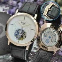 人気商品  2026 PIAGET ピアジェ 透かし彫りムーブメント Tourbillon トゥールビヨン 男性用腕時計 4色可選.185.