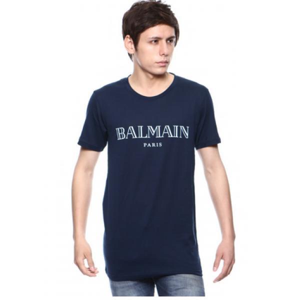 2026年春夏新作バルマン偽物コットン ロゴプリント 半袖Tシャツ