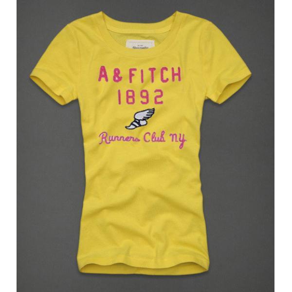 落ち着いているアバクロンビー&フィッチ 偽物　シンプルな半袖Tシャツ