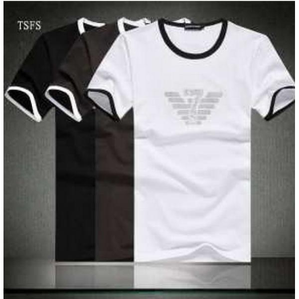 激安販売　新品　2026春夏 ARMANI アルマーニ 値下げ！ 半袖Tシャツ 3色可選