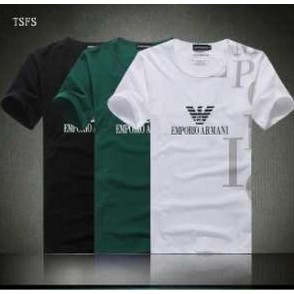 2026春夏ブランド コピー 安心　 ARMANI アルマーニ 半袖Tシャツ 3色可選