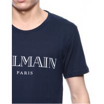 2026年春夏新作バルマン偽物コットン ロゴプリント 半袖Tシャツ