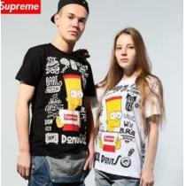編みが魅力満点 2026春夏 SUPREME シュプリーム カップルペアルック 半袖 Tシャツ 2色可選