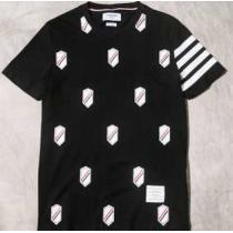 カッコいい2026春夏 THOM BROWNE トムブラウン印象を付ける 半袖 Tシャツ コーピー商品