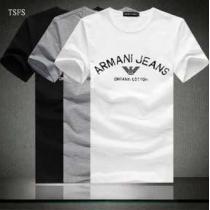 2026春夏 ブランド コピー　ARMANI アルマーニ 半袖Tシャツ 超レア 3色可選