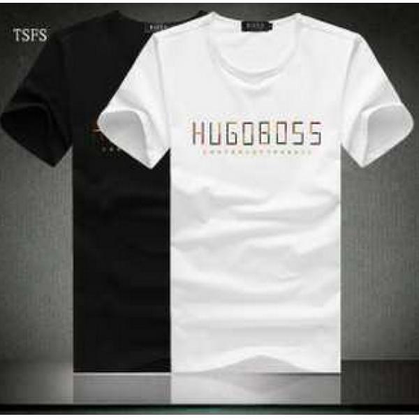 人気商品 偽物ブランド　2026春夏 HUGO BOSS ヒューゴボス 半袖Tシャツ 2色可選
