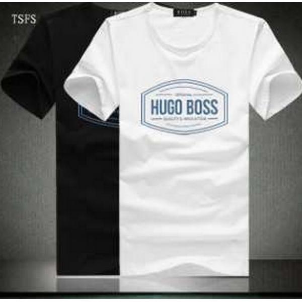 お買得　激安 通販　 2025春夏 HUGO BOSS ヒューゴボス 半袖Tシャツ 2色可選