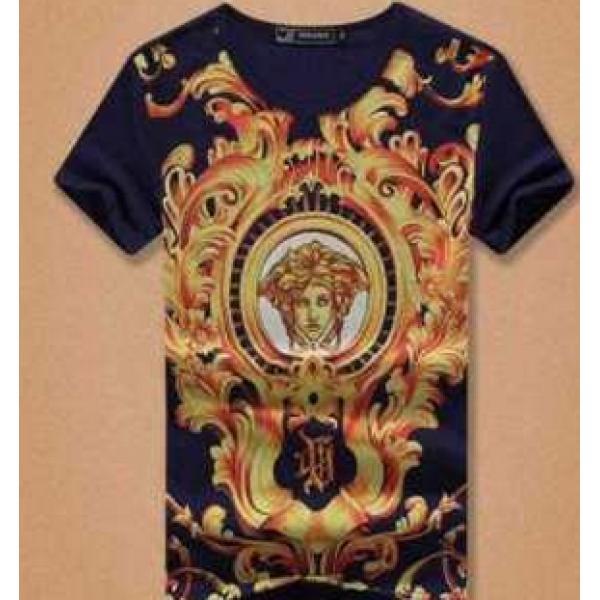 SALE!今季激安 通販　 2026春夏 VERSACE ヴェルサーチ 半袖Tシャツ 2色可選