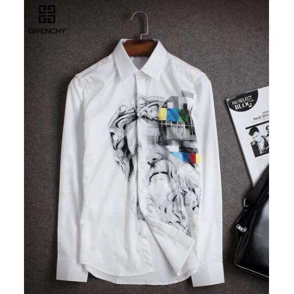 欧米韓流/雑誌 GIVENCHY ジバンシーコピー品激安 長袖シャツ