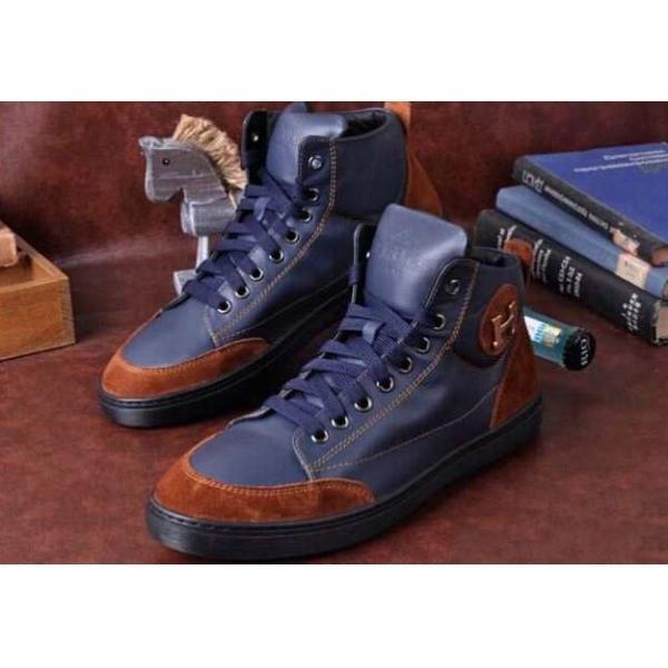 大人気☆NEW!! HERMES エルメス偽物 スニーカー ハイカット 2色可選