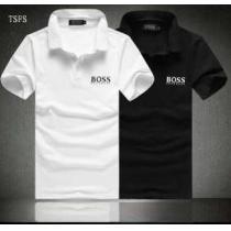 カッコイイ　希少 2026春夏 HUGO BOSS ヒューゴボス 偽ブランド　半袖ポロシャツ 2色可選