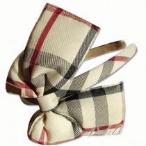 大人気☆NEW!!BURBERRY バーバリー 偽物チェック蝶結び カチューシャ ヘアアクセサリー