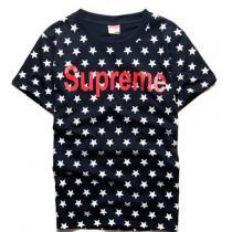 大人気☆NEW!! 2025春夏 SUPREME シュプリーム偽物 半袖 Tシャツ カップルペアルック 星柄