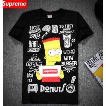 魅力満点 SUPREME シュプリーム偽物 カップルペアルック 半袖 Tシャツ 2色可選