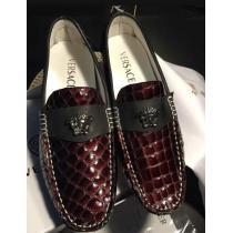 2026 VERSACE ヴェルサーチ  コピー通販 ビジネスシューズ 2色可選 エナメル革