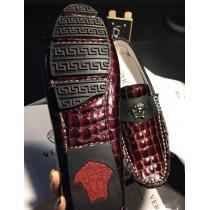 2026 VERSACE ヴェルサーチ  コピー通販 ビジネスシューズ 2色可選 エナメル革