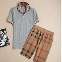 2026春夏 BURBERRY バーバリー コピー品激安 半袖ポロシャツ 上下セット 4色可選