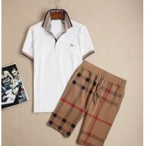 2026春夏 BURBERRY バーバリー コピー品激安 半袖ポロシャツ 上下セット 4色可選