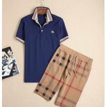 2026春夏 BURBERRY バーバリー コピー品激安 半袖ポロシャツ 上下セット 4色可選