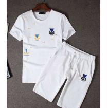 2026春夏 完売品 FENDI フェンディ コピー通販 半袖Tシャツ 上下セット 2色可選