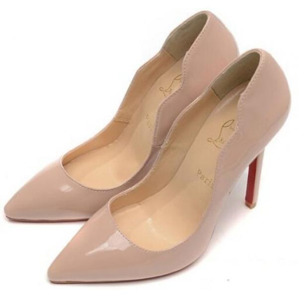 高品質 人気2026 Christian Louboutinクリスチャンルブタン エナメル革 パンプス ヒール高さ12CM