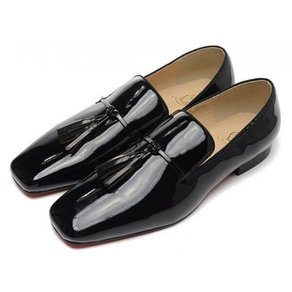 新登場  Christian Louboutinクリスチャンルブタン フリンジ付きビジネスシューズ