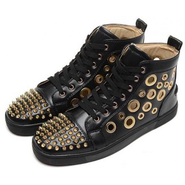 人気商品登場2026  Christian Louboutinクリスチャンルブタン スパイク 透気快適な履き心地 スニーカー