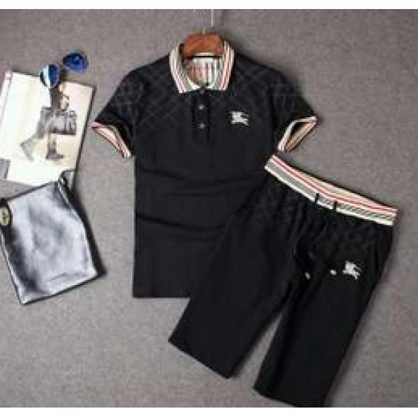 激安商品　2026 値下げ！BURBERRY バーバリー 半袖Tシャツ 上下セット 2色可選