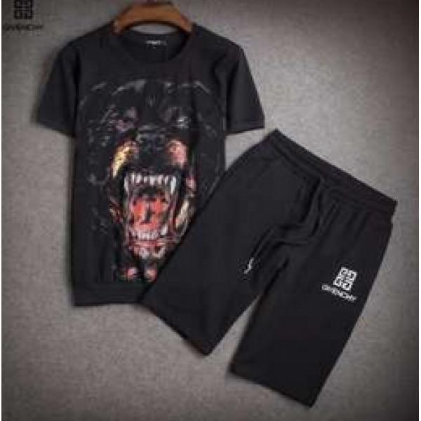 個性派激安 ブランド  2026 GIVENCHY ジバンシー 半袖Tシャツ 上下セット
