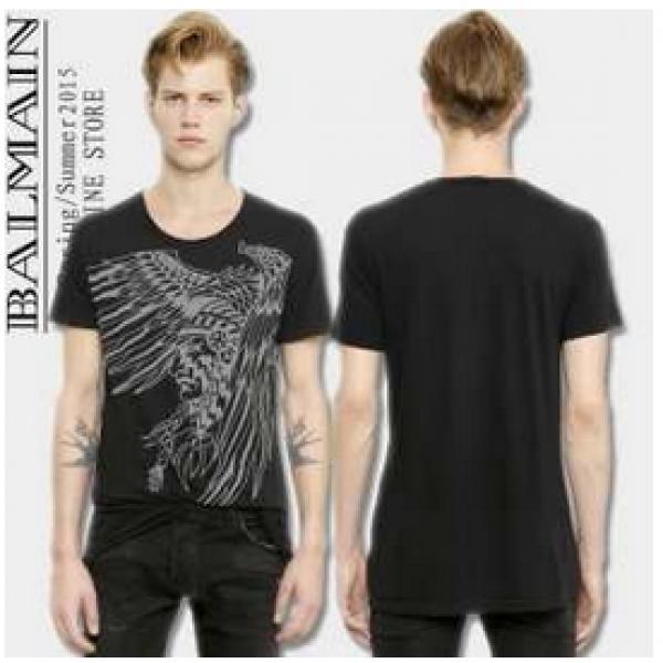 新品大人気 2026春夏 BALMAIN バルマン 半袖Tシャツ 2色可選