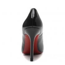 超美品 2026 Christian Louboutinクリスチャンルブタン エナメル革ハート型 ハイヒール ヒール高さ10CM