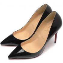 個性的なデザ2026 Christian Louboutinクリスチャンルブタン エナメル革 パンプス ヒール高さ10CM 