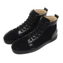 上品上質 Christian Louboutinクリスチャンルブタンコピー  独特な色合いのスパイク スニーカー