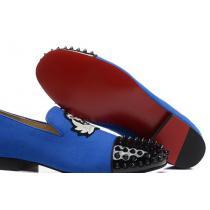 人気ブランド 2026 Christian Louboutinクリスチャンルブタン  スエードスパイク ビジネスシューズ