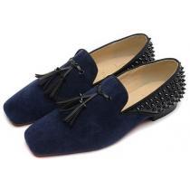 選べる極上2026 Christian Louboutinクリスチャンルブタン  フリンジ付きビジネスシューズ