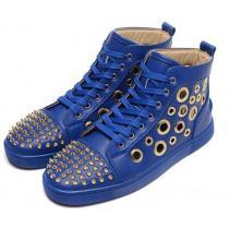 人気新品★超特価★2026Christian Louboutinクリスチャンルブタン  スパイク 穴が付くデザイン スニーカー