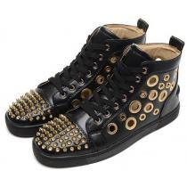 人気商品登場2026  Christian Louboutinクリスチャンルブタン スパイク 透気快適な履き心地 スニーカー