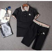 激安商品　2026 値下げ！BURBERRY バーバリー 半袖Tシャツ 上下セット 2色可選