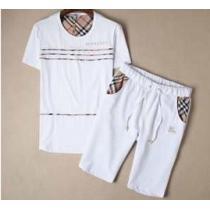 ブランド コピー激安　2026 美品！BURBERRY バーバリー 半袖Tシャツ 上下セット 2色可選