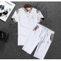 2026 激安 ブランド　人気激売れ BURBERRY バーバリー 半袖Tシャツ 上下セット 2色可選