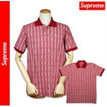 速乾性にも優れている　シュプリーム Supreme 半袖ポロシャツ レッド コットン メンズ