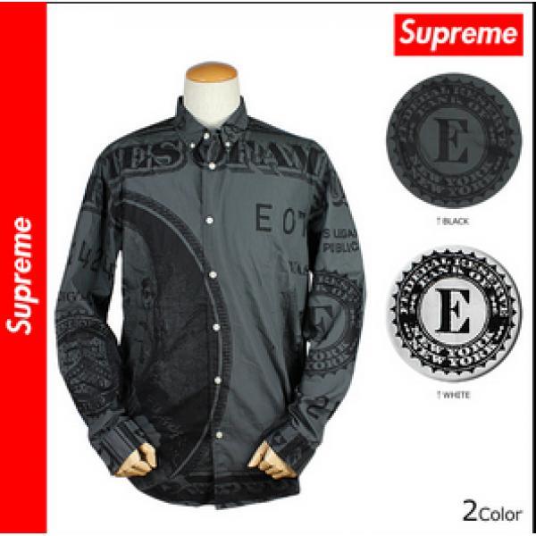 激安販売　シュプリーム Supreme 長袖 ボタンシャツ 2カラー シャツ メンズ